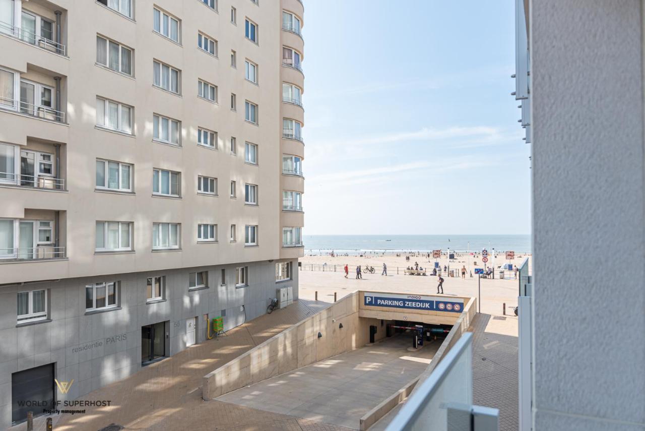 Hélène, appartement vlakbij het strand Ostenda Esterno foto