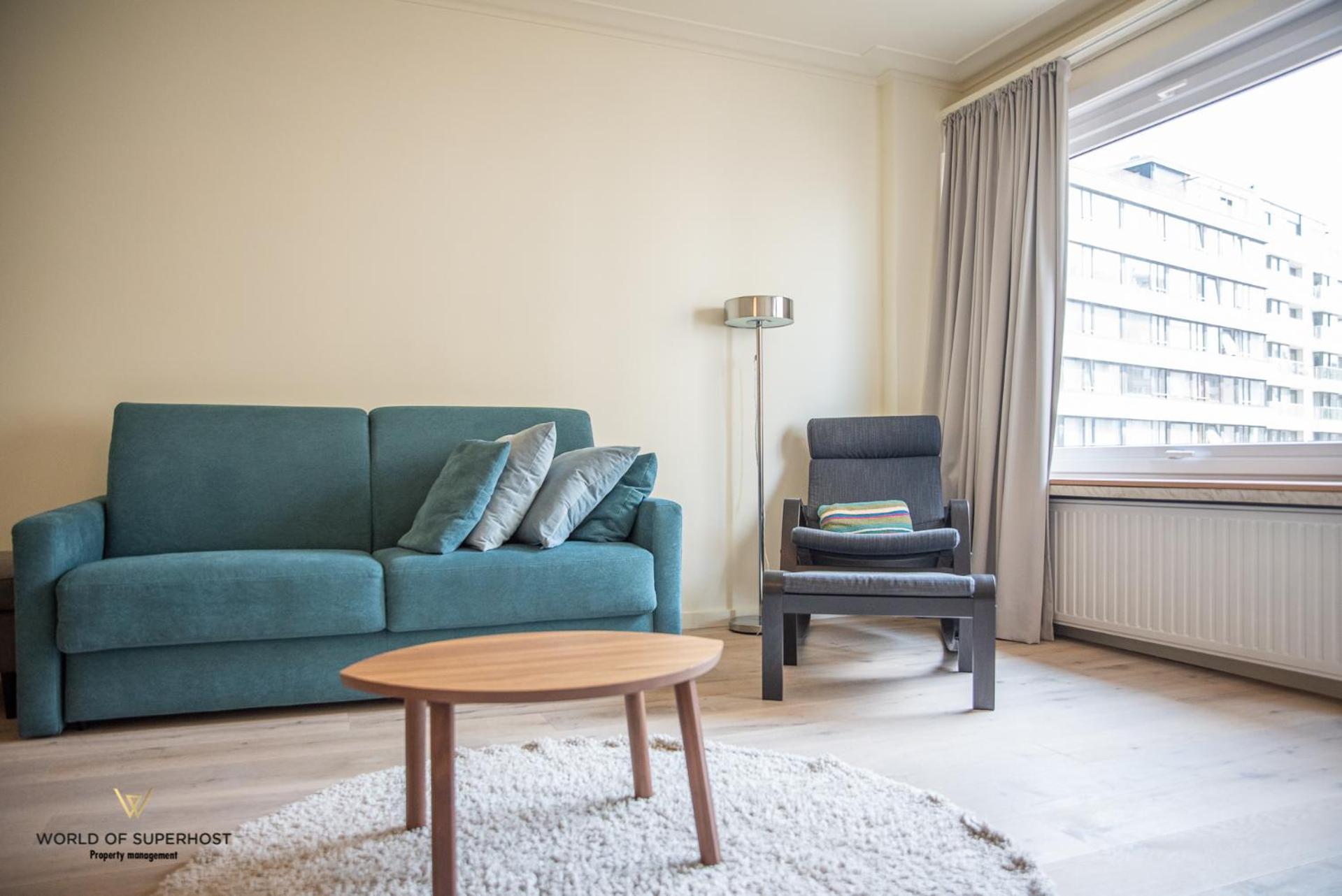 Hélène, appartement vlakbij het strand Ostenda Esterno foto
